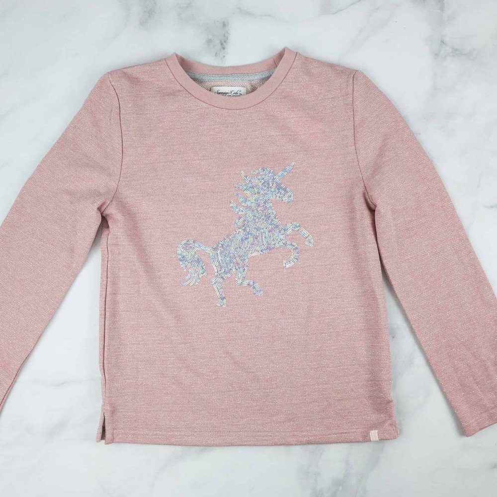 NWOT Sovereign Code Celeste Sequin Unicorn Pullover Sweater